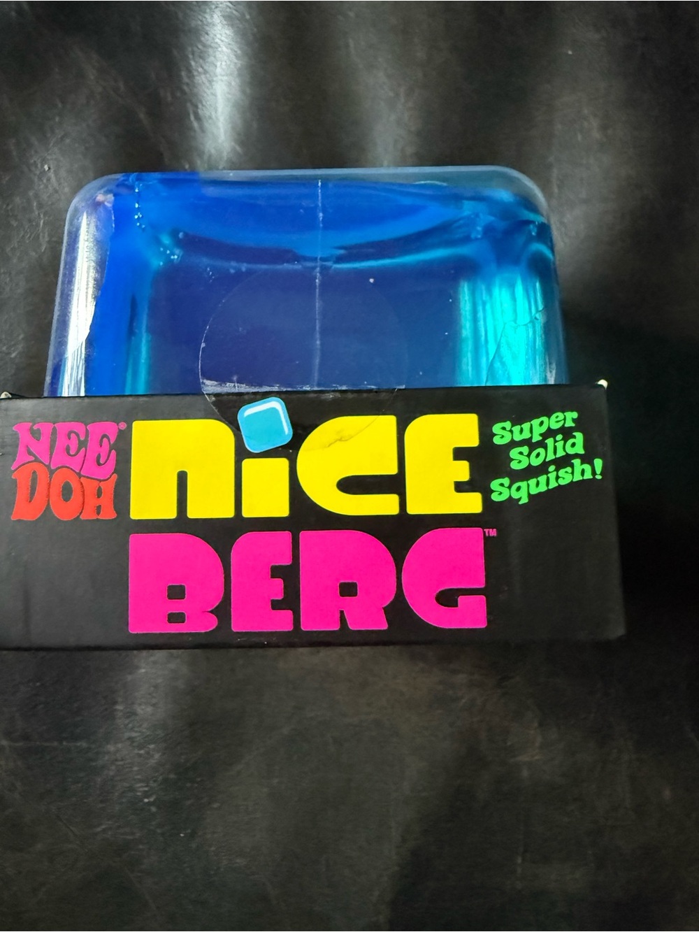 New Authentic Needoh Nice Berg Super Solid Squish - Blue - Picture 3 of 4